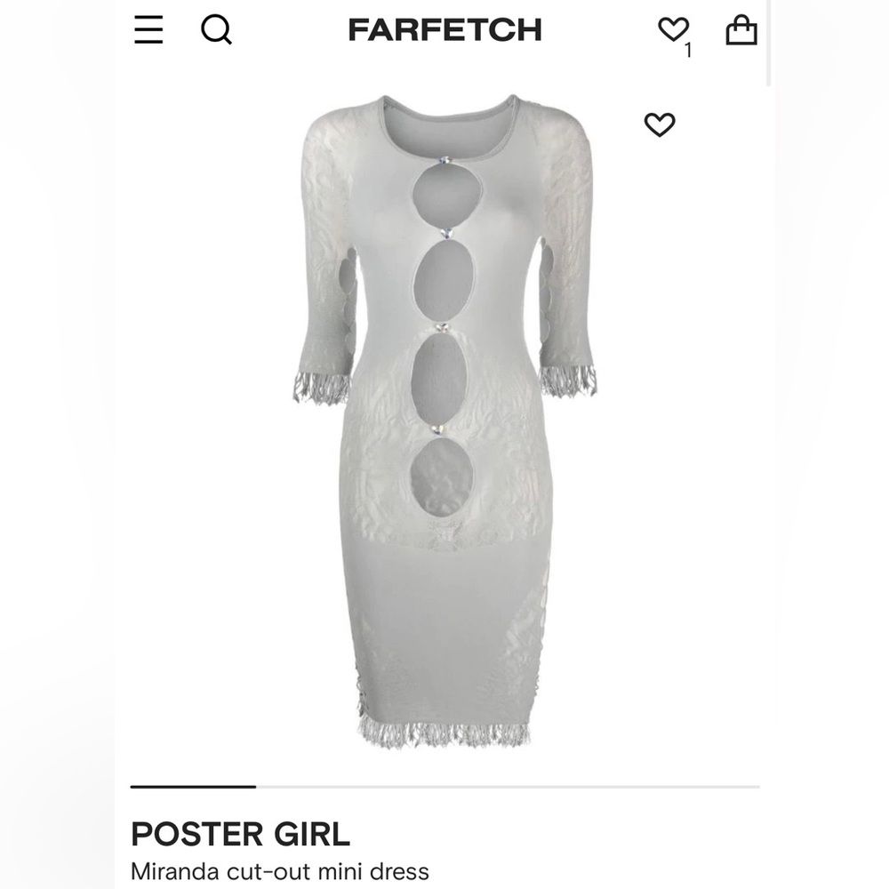 Poster Girl Miranda Cut Out Dress Never Worn